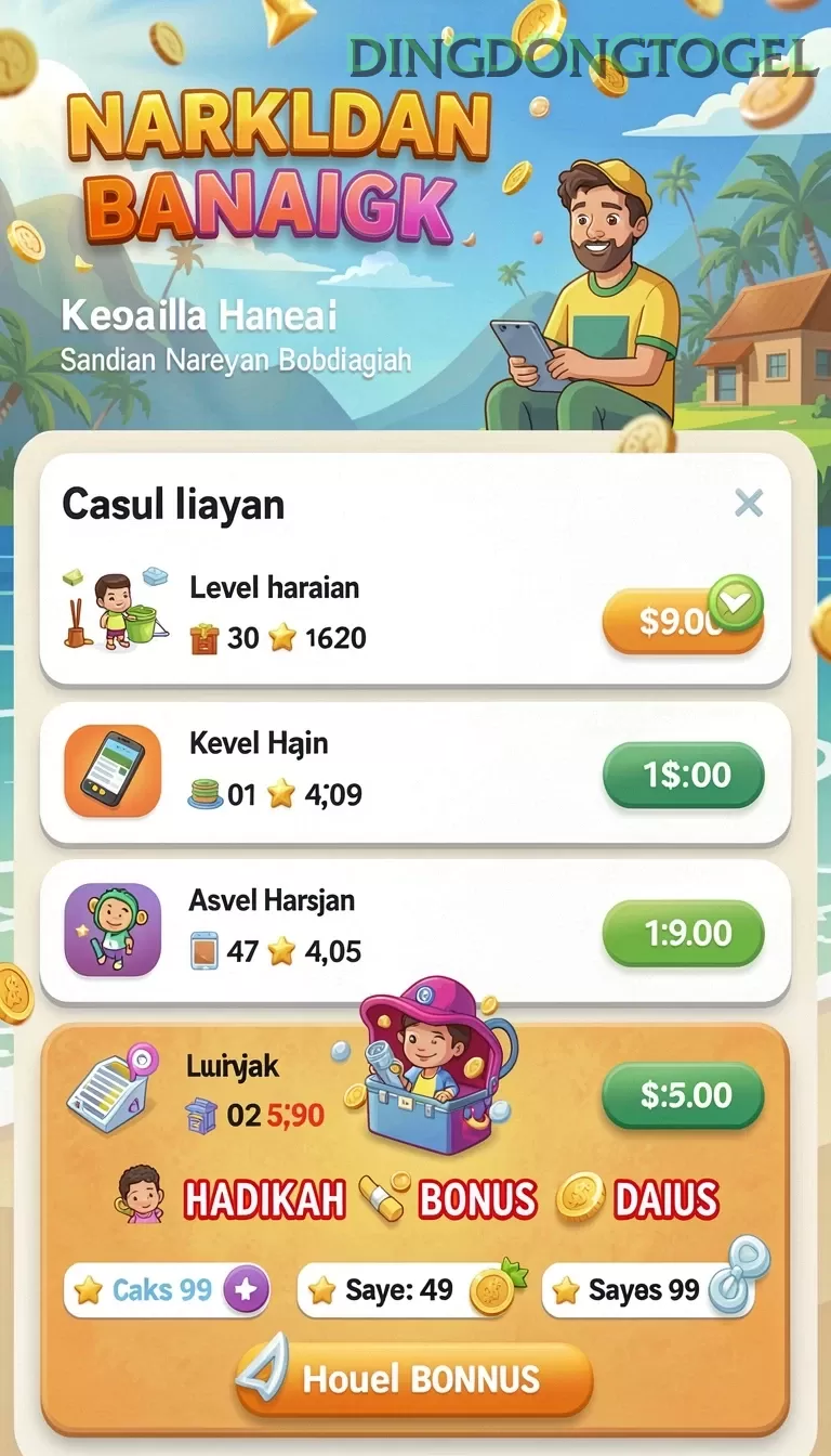 Cuplikan layar KOKO138 — menu navigasi