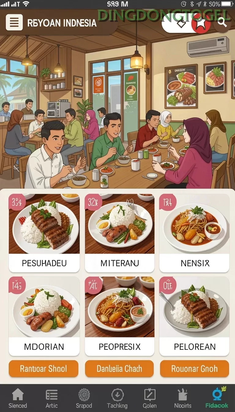 Cuplikan layar FYPTOTO — menu navigasi