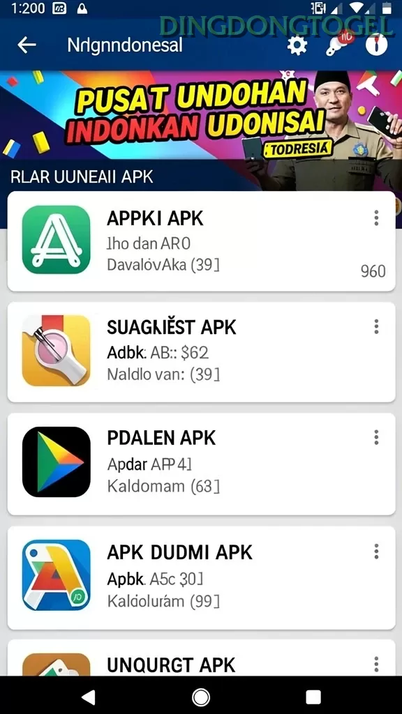 Cuplikan layar AWANLUCK — aktivitas